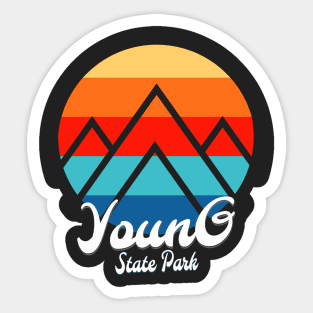 Young State Park Michigan Sticker